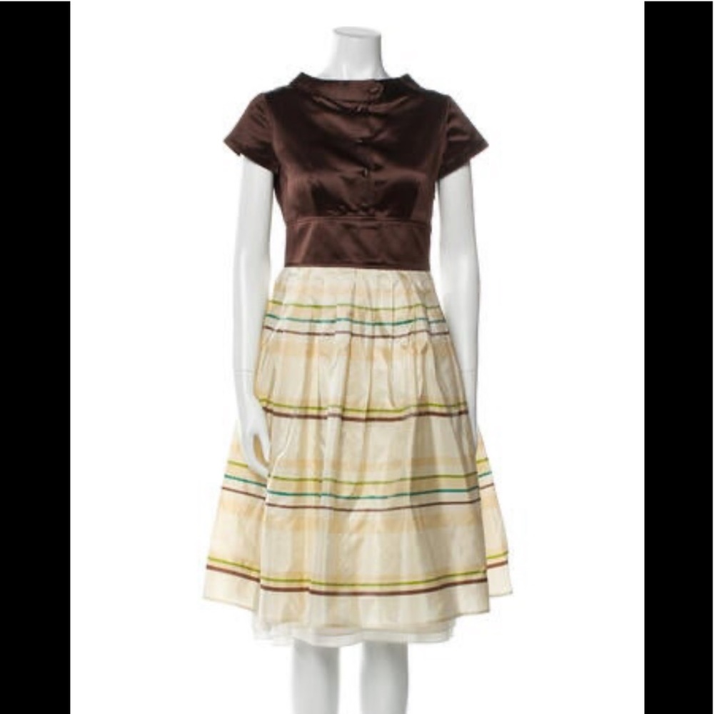 Barney's New York Silk Midi Length Dress w/ Tags